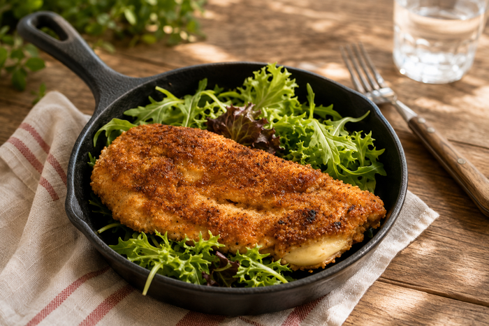 Cordon bleu de dinde façon méditerranéenne (tomates séchées & basilic)