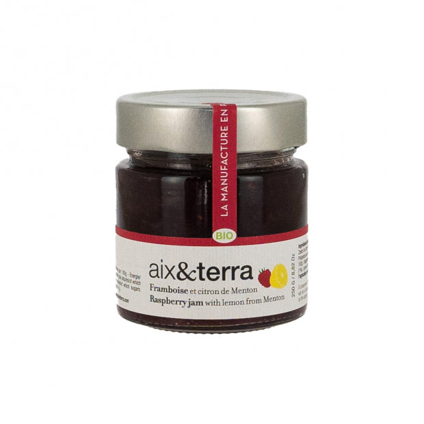 Confiture framboise citron bio 250g