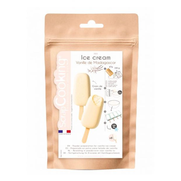 Mix pour glace vanille 115g Carambelle - Scrapcooking