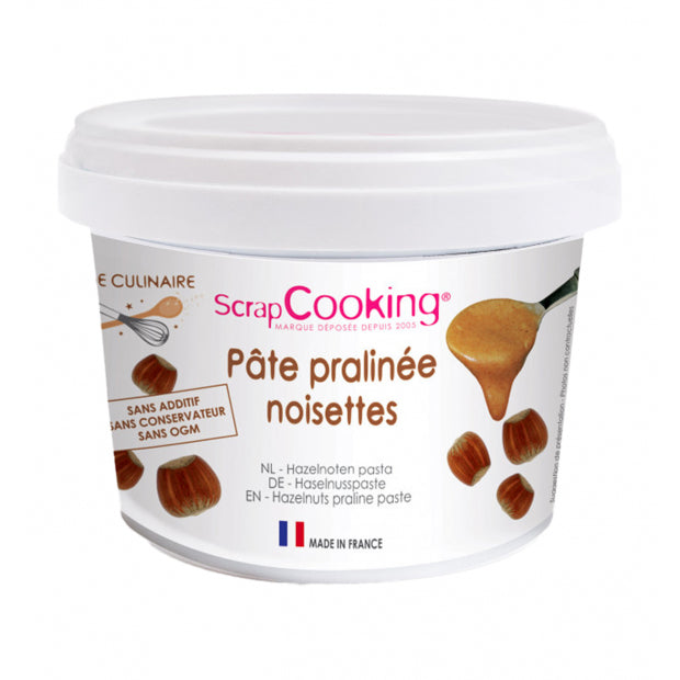 Pâte pralinée noisettes 200g