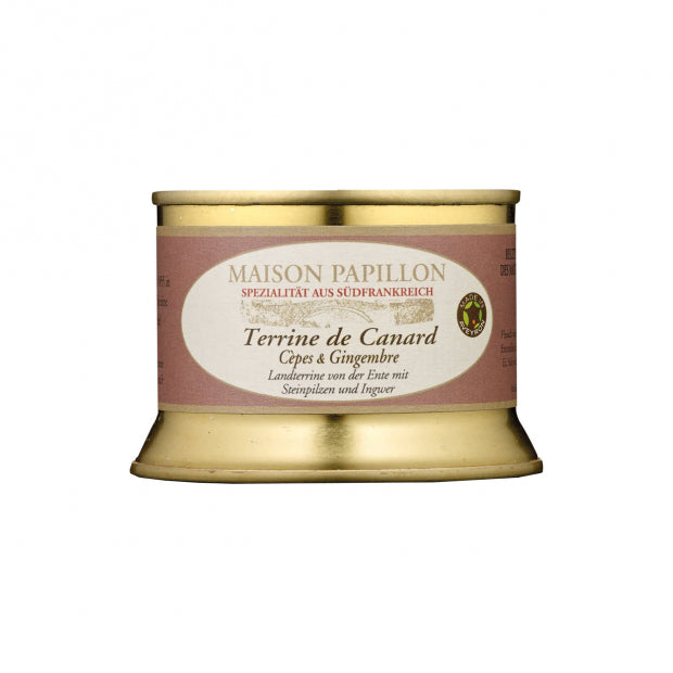 Terrine de canard cèpes et gingembre 130g