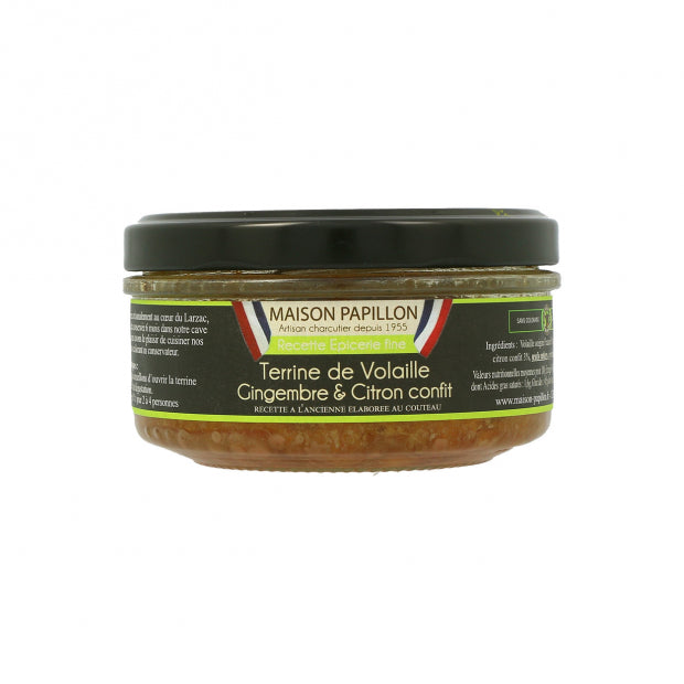Volaille gingembre citron 130g verrine
