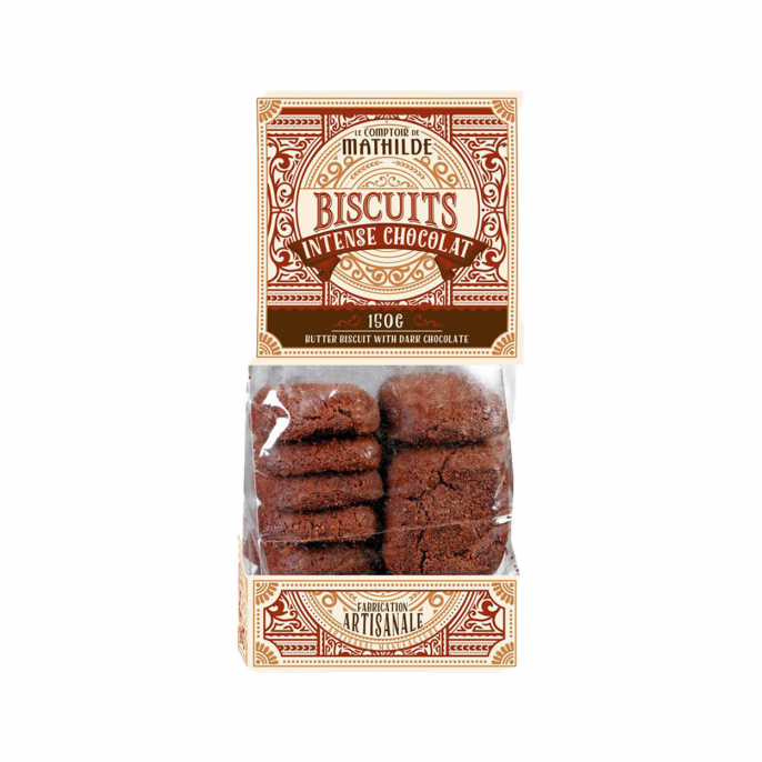 Biscuits intense chocolat 150g - Comptoir de Mathilde