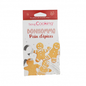 Kit bonhomme pain d'epices mirontaine - ScrapCooking
