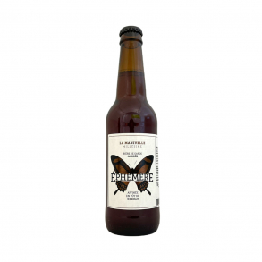 bière éphemère ambrée affinée en fut de cognac 33cl - La Manivelle