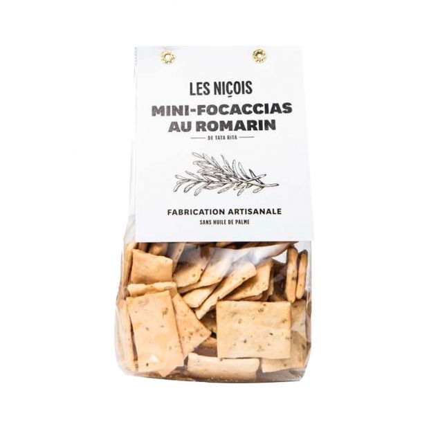 Mini focaccias au romarin de tata Rita 200g