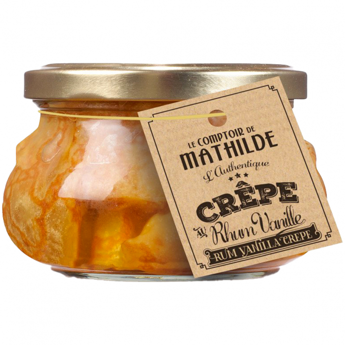 Crèpes rhum vanille 270g - Comptoir de Mathilde