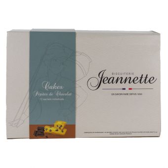 Boite 12 cakes chocolat 300g - Biscuiterie Jeannette