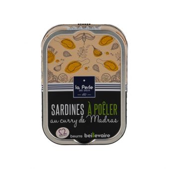 Sardine à poeler au curry de Madras 115 g - La Perle des Dieux