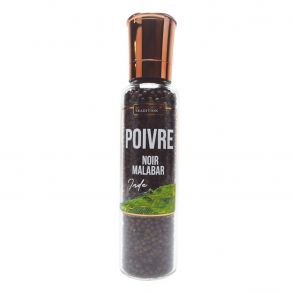 Moulin poivre malabar noirdes indes 175g- Savor & Sens