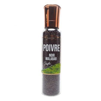 Moulin poivre malabar noirdes indes 175g- Savor & Sens