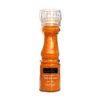 Moulin sel saveur safran 145 g- Savor & Sens