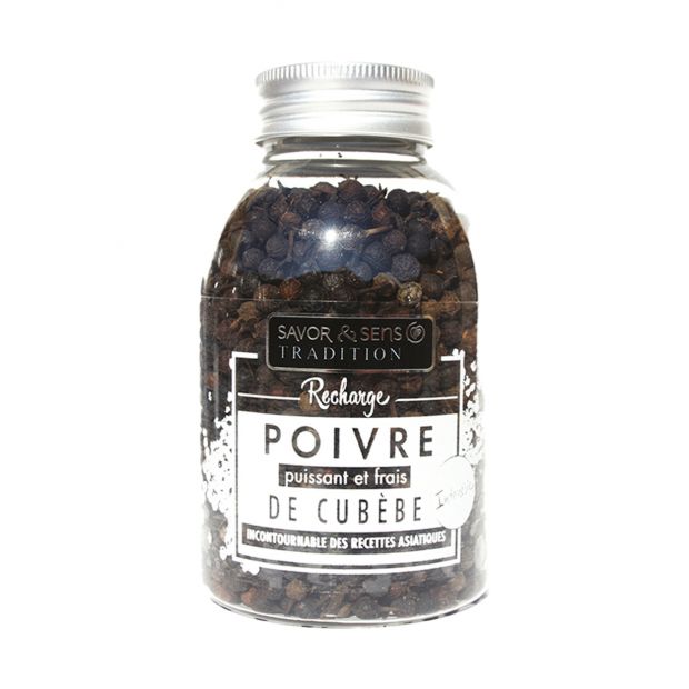 Recharge poivre cubebe 95g- Savor & Sens