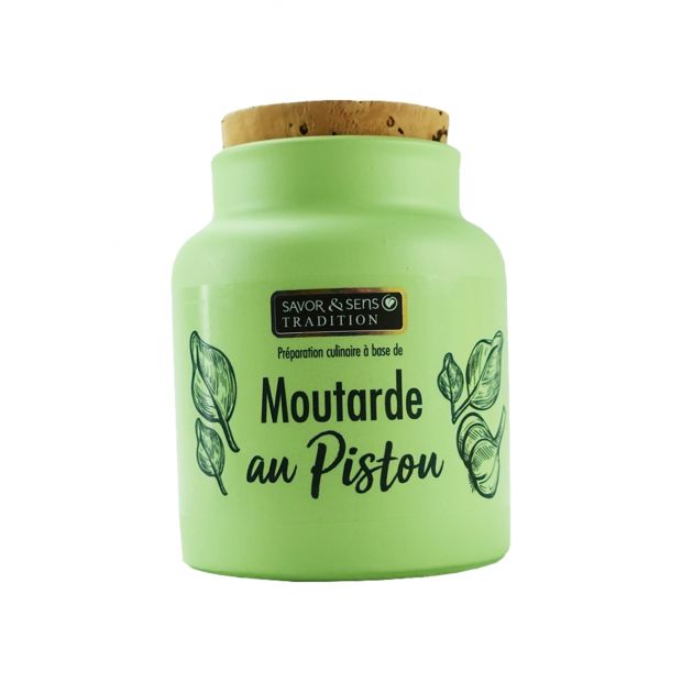 Moutarde pistou 110g- Savor & Sens