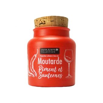 Moutarde piment espelette et sauterne- Savor & Sens