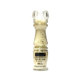 Moulin sel truffe et poivre noir 145 g- Savor & Sens