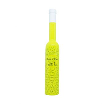 Huile olive aux saveurs de yuzu et basilic thai 20 cl- Savor & Sens