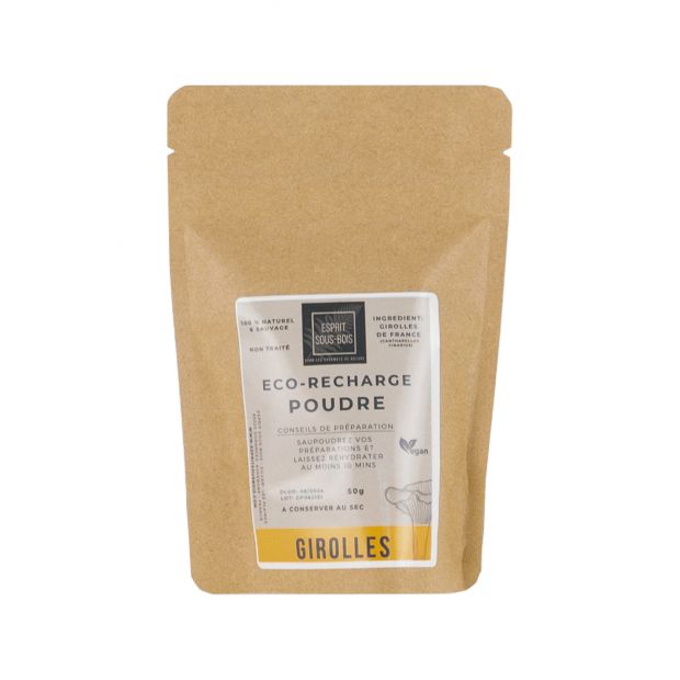 Eco recharge poudre de girolles 50g- Esprit Sous-Bois