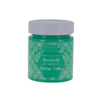 Moutarde aux saveurs d'herbes folles 130 g- Savor & Sens