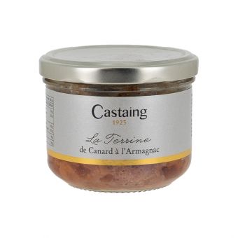 Terrine de canard à l'armagnac bocal 180g - Castaing