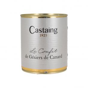 Gesier de canard confits 800g - Castaing