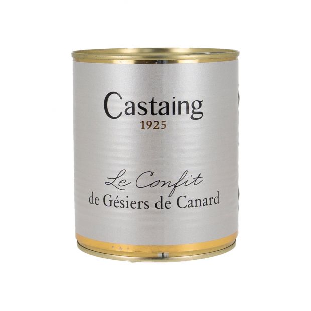 Gesier de canard confits 800g - Castaing