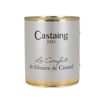 Gesier de canard confits 800g - Castaing