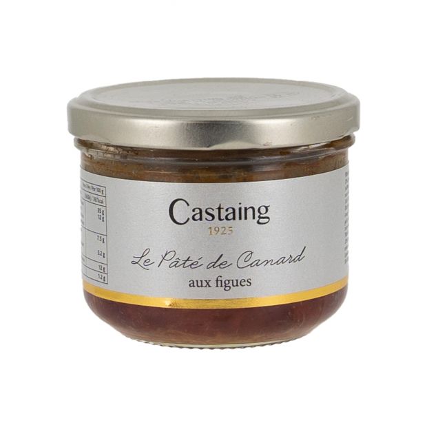 Paté de canard aux figues 180g - Castaing