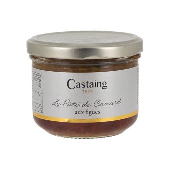 Paté de canard aux figues 180g - Castaing