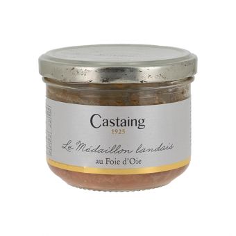 Medaillon landais au foie d'oie 180g -Castaing