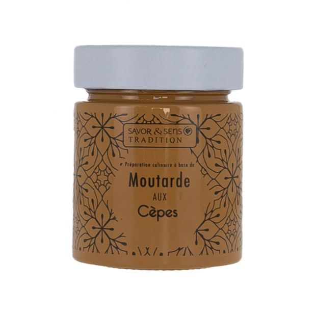 Moutarde aux cèpes 130 g- Savor & Sens