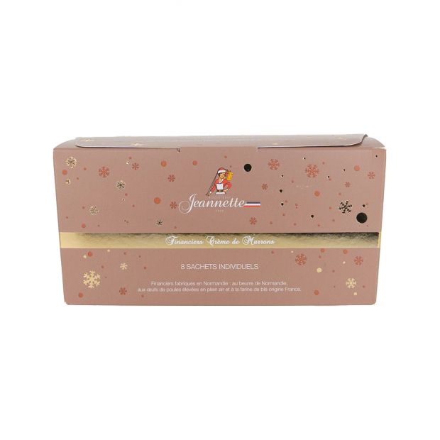 Ballotin 8 financiers crème de marrons 200g - Biscuiterie Jeannette