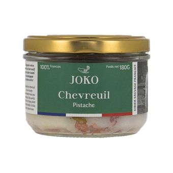 Terrine de chevreuil à la pistache 180g - Joko Gastronomie
