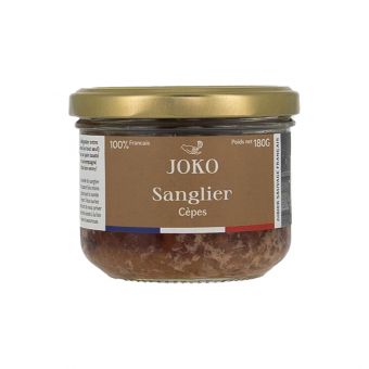 Terrine de sanglier aux cèpes 180g - Joko Gastronomie