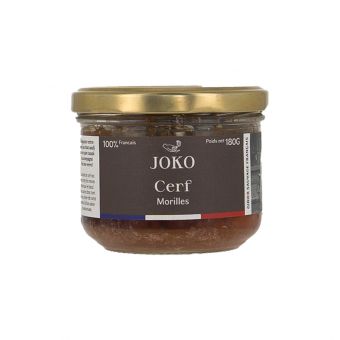 Terrine de cerf aux morilles 180g - Joko Gastronomie