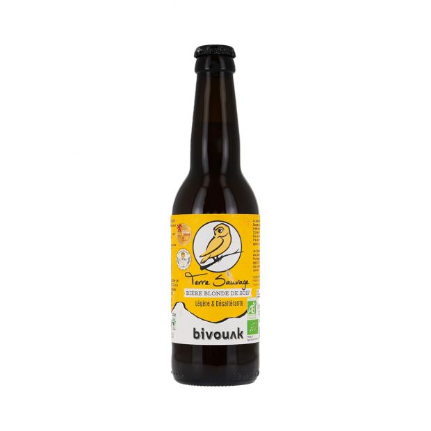 Bière bio blonde terre sauvage 33cl - Bivouak