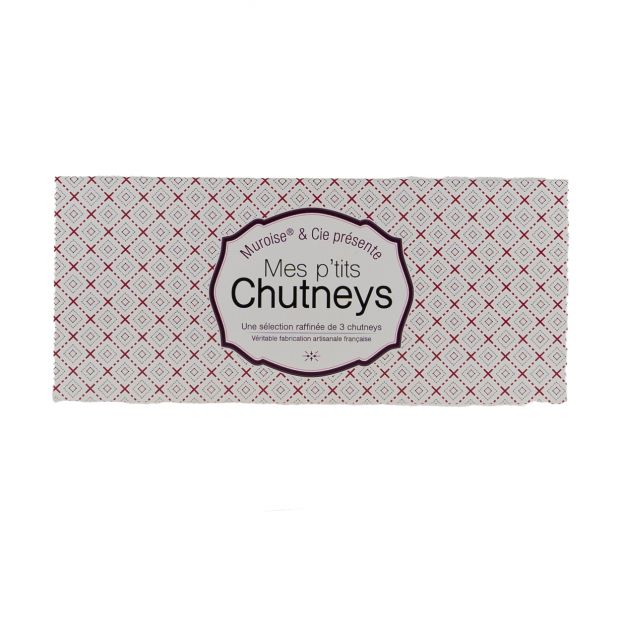 Coffret de chutney mes p'tits chutney420g - Muroise & compagnie