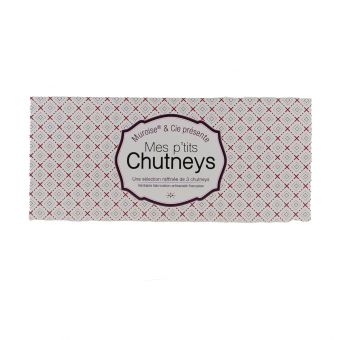 Coffret de chutney mes p'tits chutney420g - Muroise & compagnie