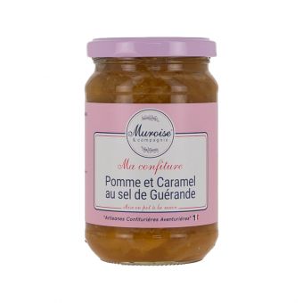 Confiture de pomme et caramel breton au sel de Guérande 350g - Muroise & compagnie