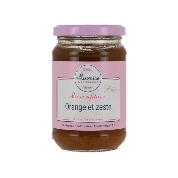 Confiture d'orange avec zestes bio 350g - Muroise & compagnie