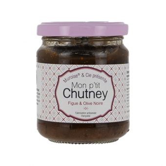 Mon p'tit chutney aux figues & olives220g - Muroise & compagnie