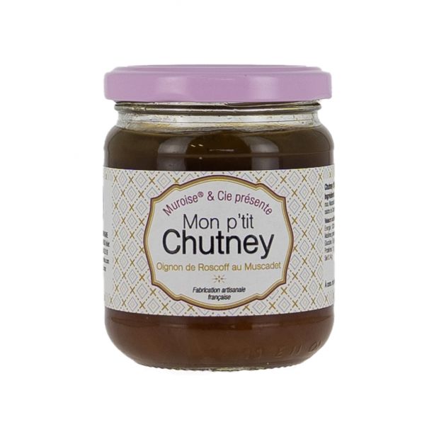 Mon p'tit chutney aux oignons de roscoff et muscadet 220g - Muroise & compagnie