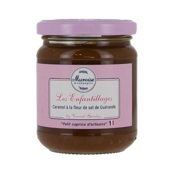 Pâte à tartiner au caramel à la fleur de sel de Guérande220g - Muroise & compagnie