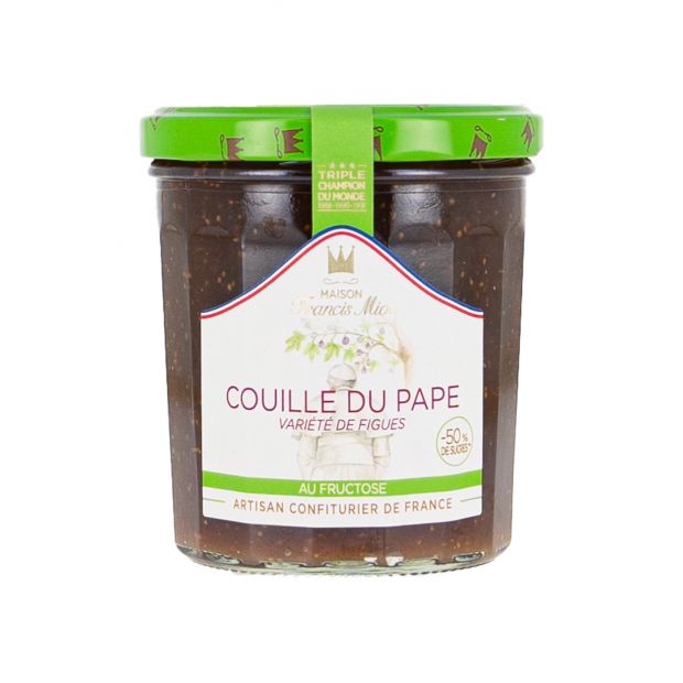 Confiture couille du pape au fructose 320g- Maison Francis Miot