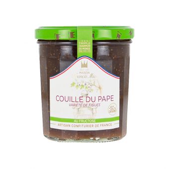 Confiture couille du pape au fructose 320g- Maison Francis Miot