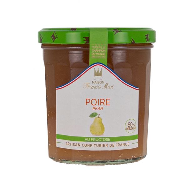 Confiture poire au fructose 320g- Maison Francis Miot