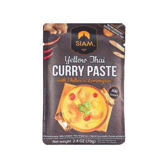 Pate de curry jaune 70g - Siam