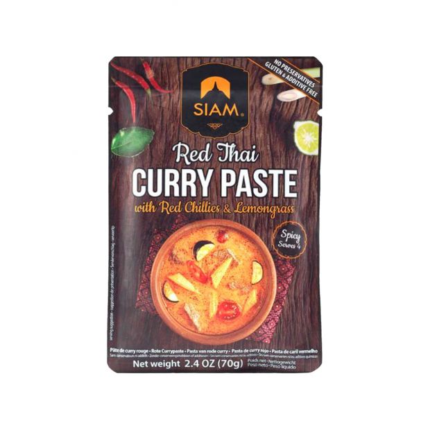 Pate de curry rouge 70g - Siam