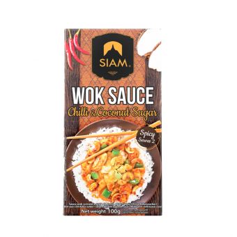 Sauce wok piment et sucre coco 100ml - Siam