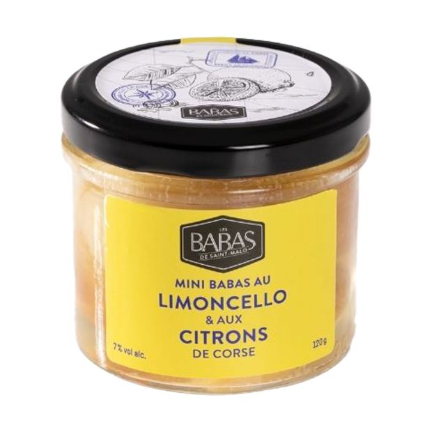 Baba au Limoncello et au citron 120g - Babas St Malo